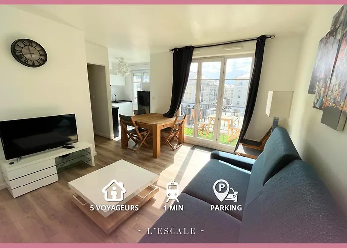 L\'Escale - T3 Cosy - Parking, Rer A Et Disneyland