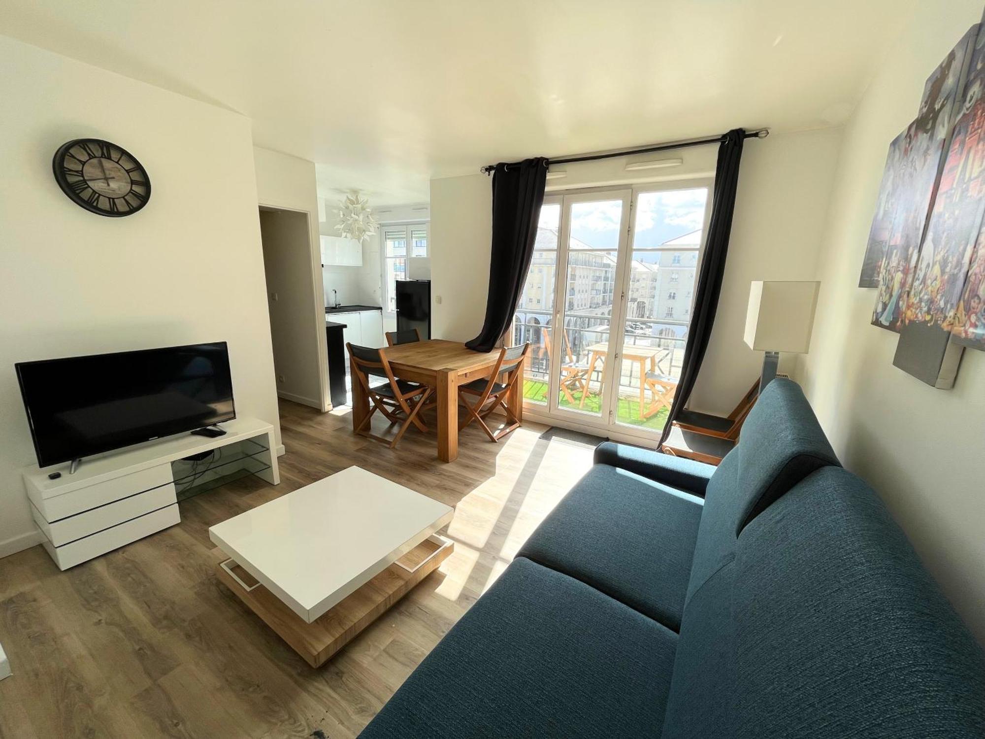 Apartment L'escale - T3 Cosy - Parking, Rer A Et Disneyland Bussy-Saint-Georges